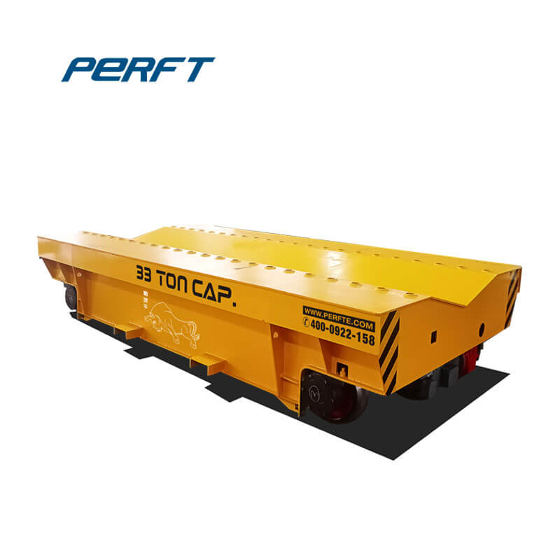 rail guided transfer cart for foundry plant 90 tons